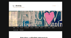 Desktop Screenshot of l-activity.sk